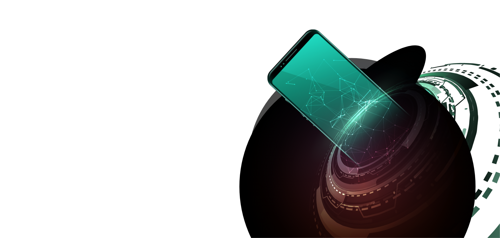 Contact digital graphic